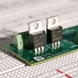 Close-up of electronic circuit board